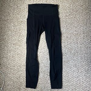 Lululemon Black Mesh Leggings